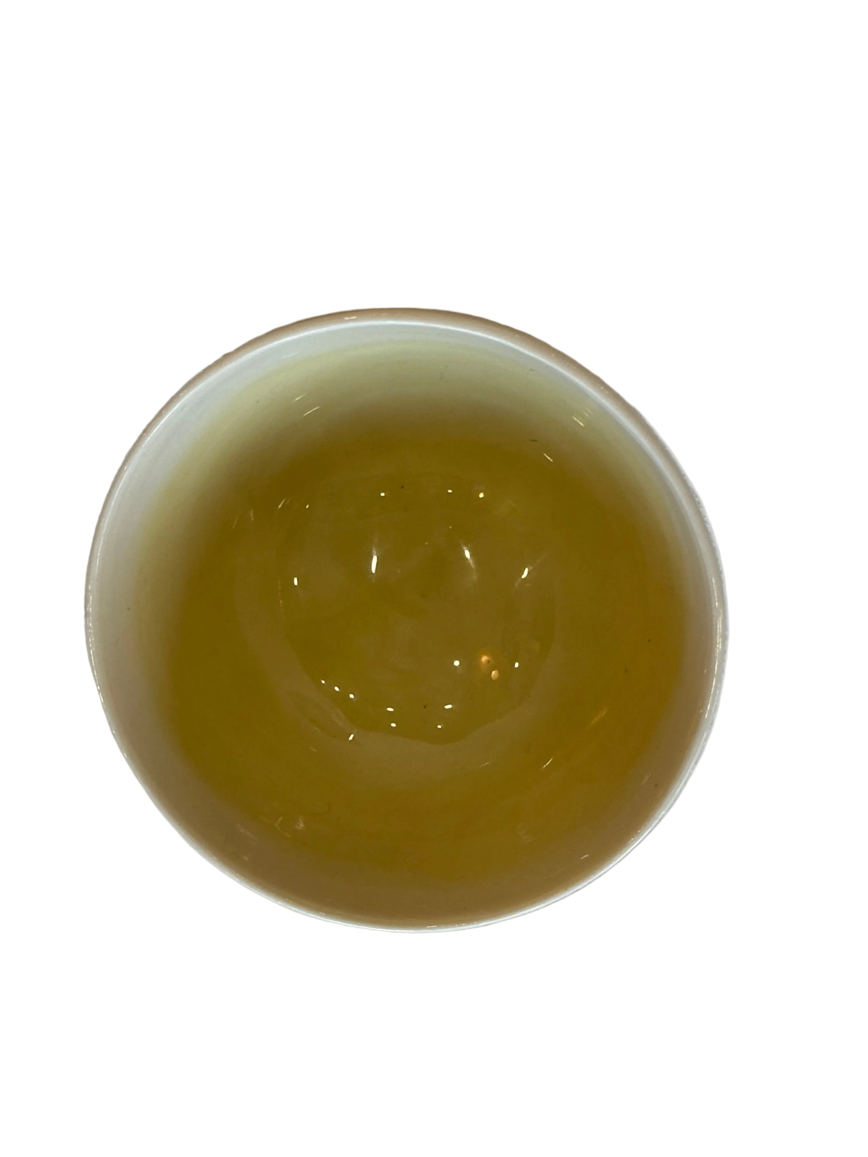 Porcelain Bowl with Watercolor Interior 2.5" Diameter