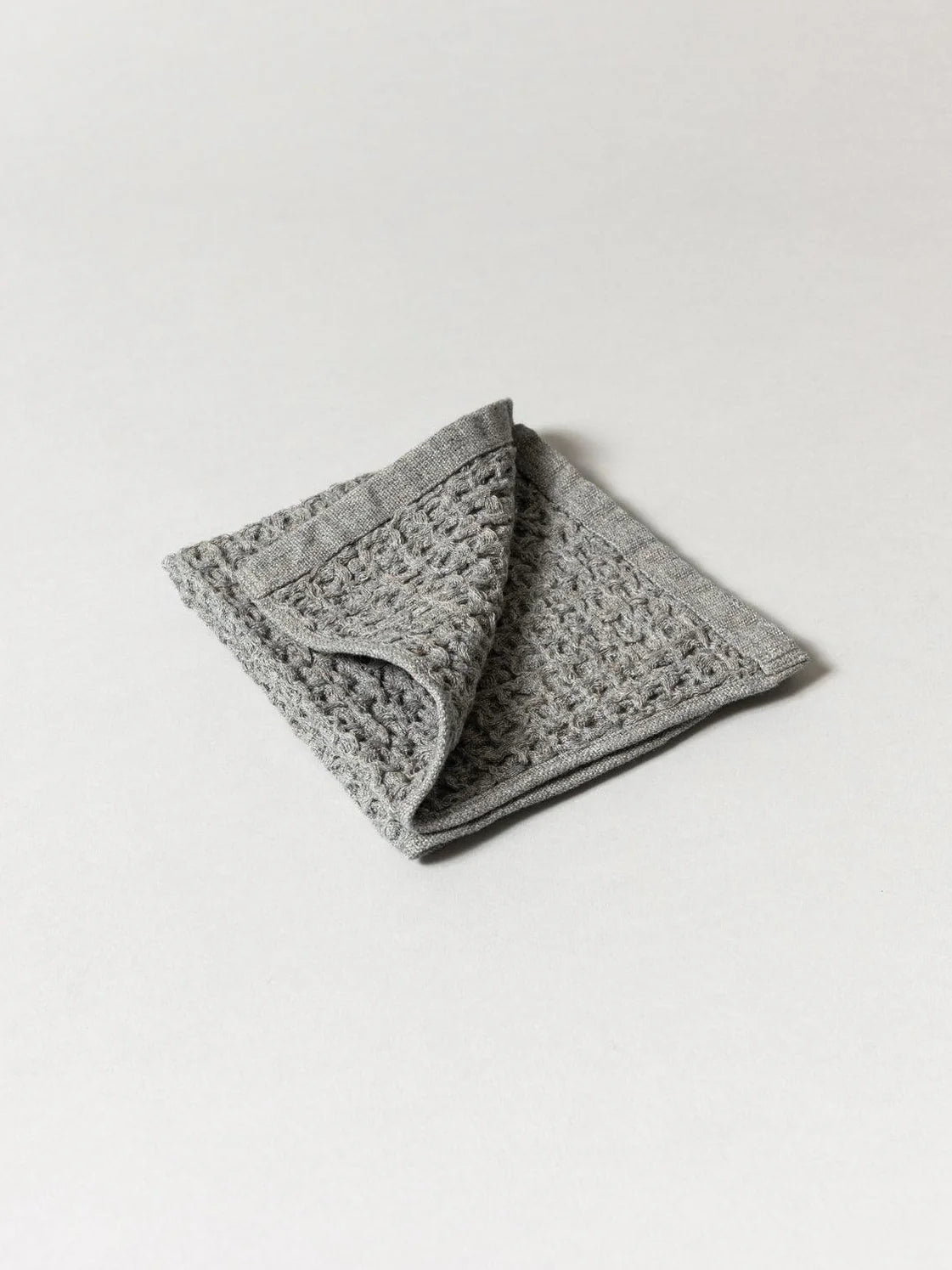 Lattice Linen Washcloth, Small