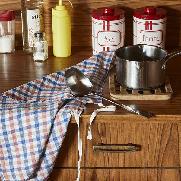 Linge Particulier 100% Linen Dishtowel Apron Patterned
