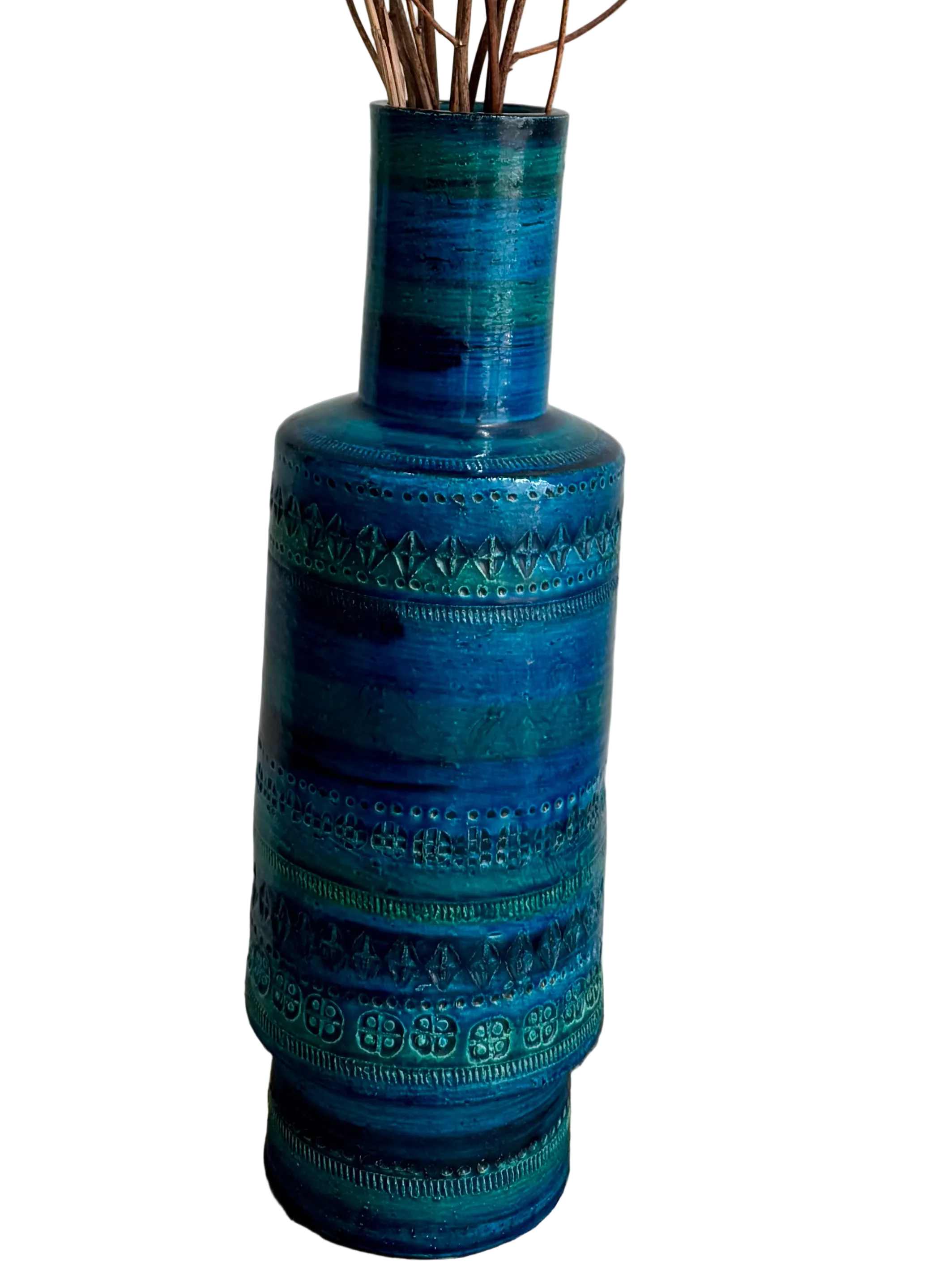 Bitossi Vintage Tall Ceramic Vase