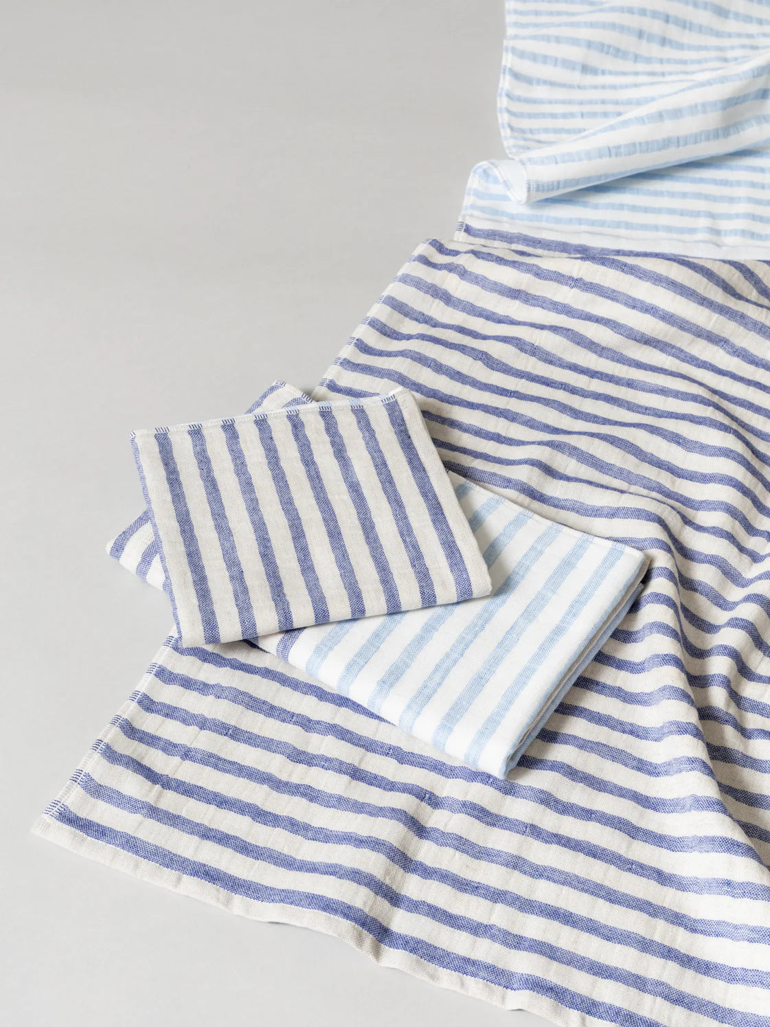 Linen Border Bath Towel Large