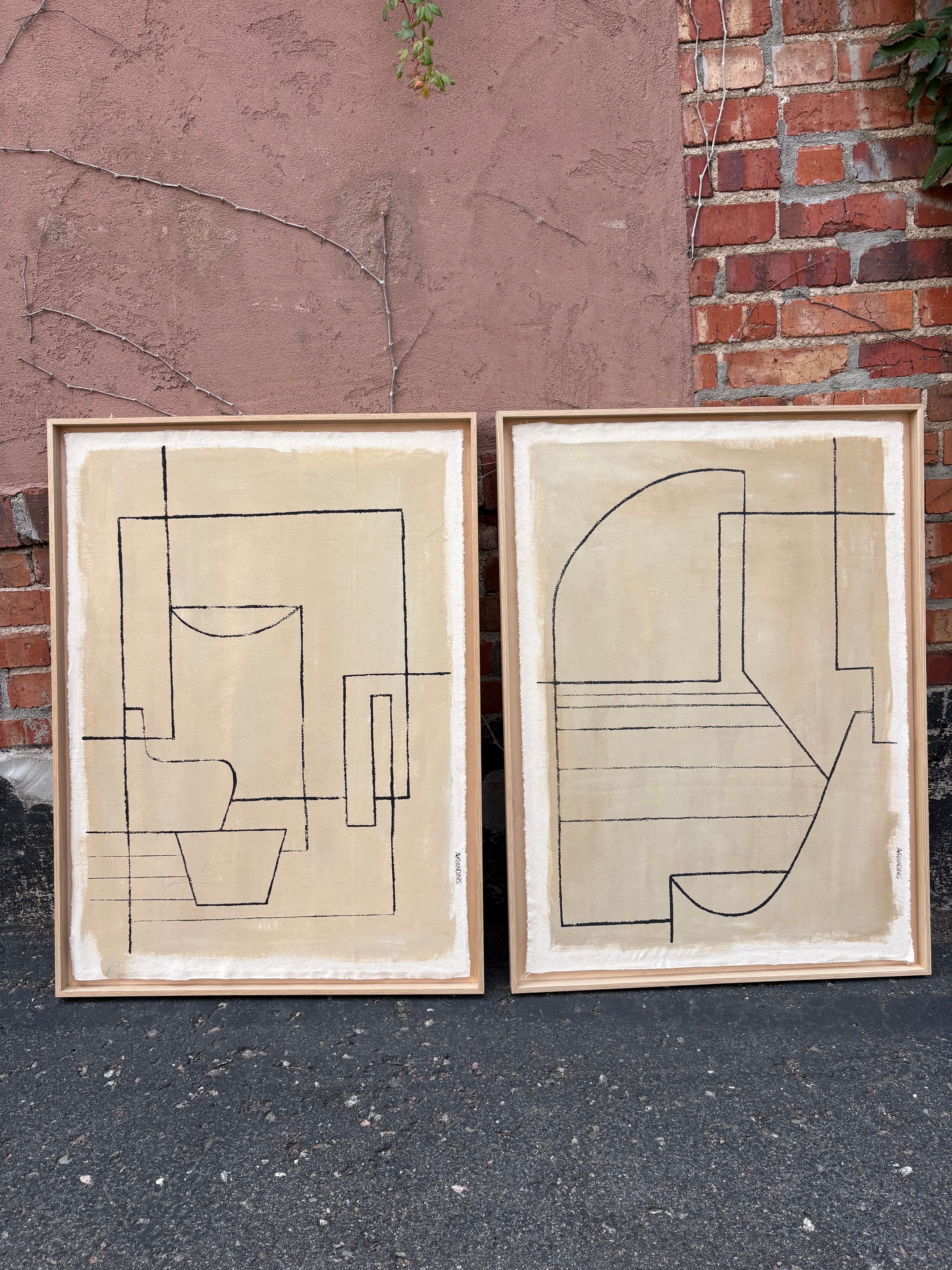 Avrandinis Original Framed Art Piece 27 3/8" x 36 3/4"
