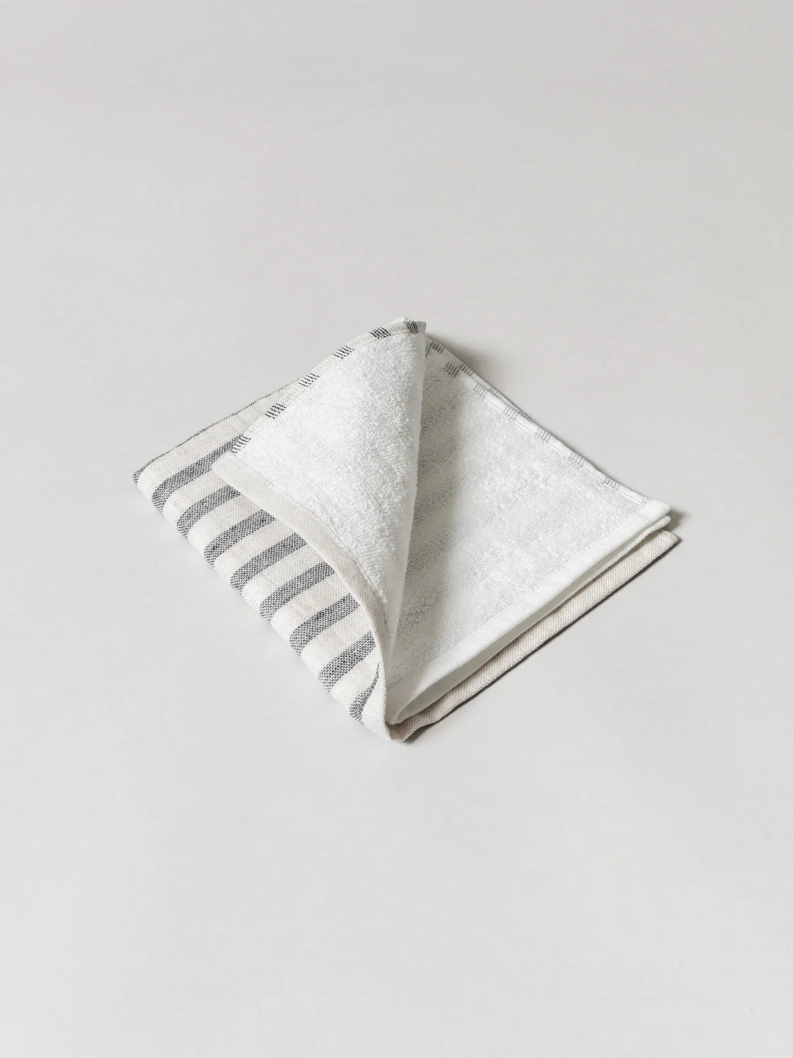 Linen Border Washcloth Small
