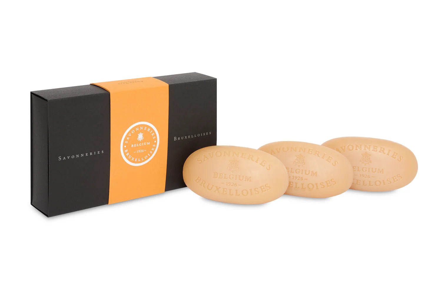 Savonneries Bruxelloises Box of 3 100gr. Bar Soaps