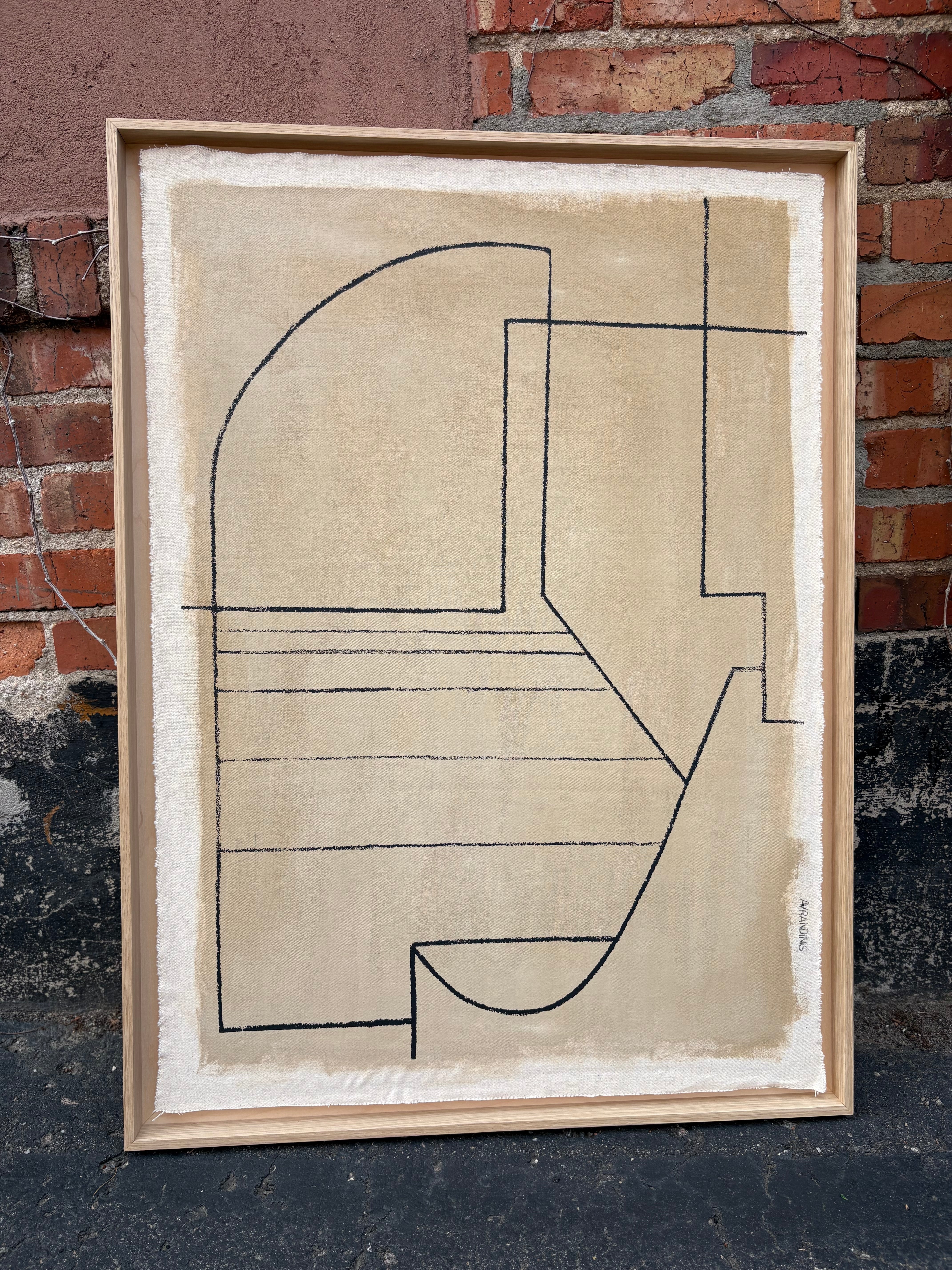 Avrandinis Original Framed Art Piece 27 3/8" x 36 3/4"