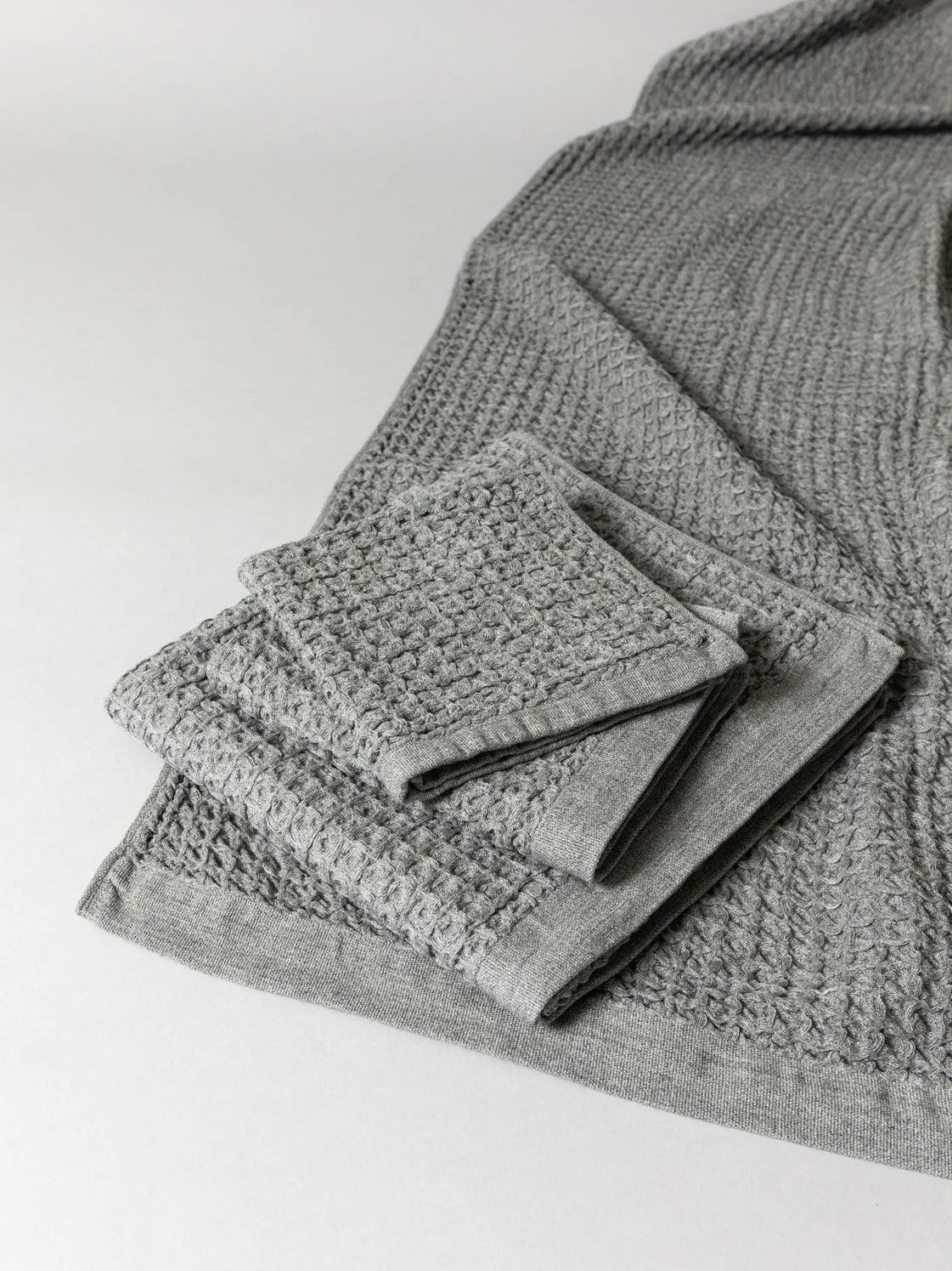 Lattice Linen Washcloth, Small