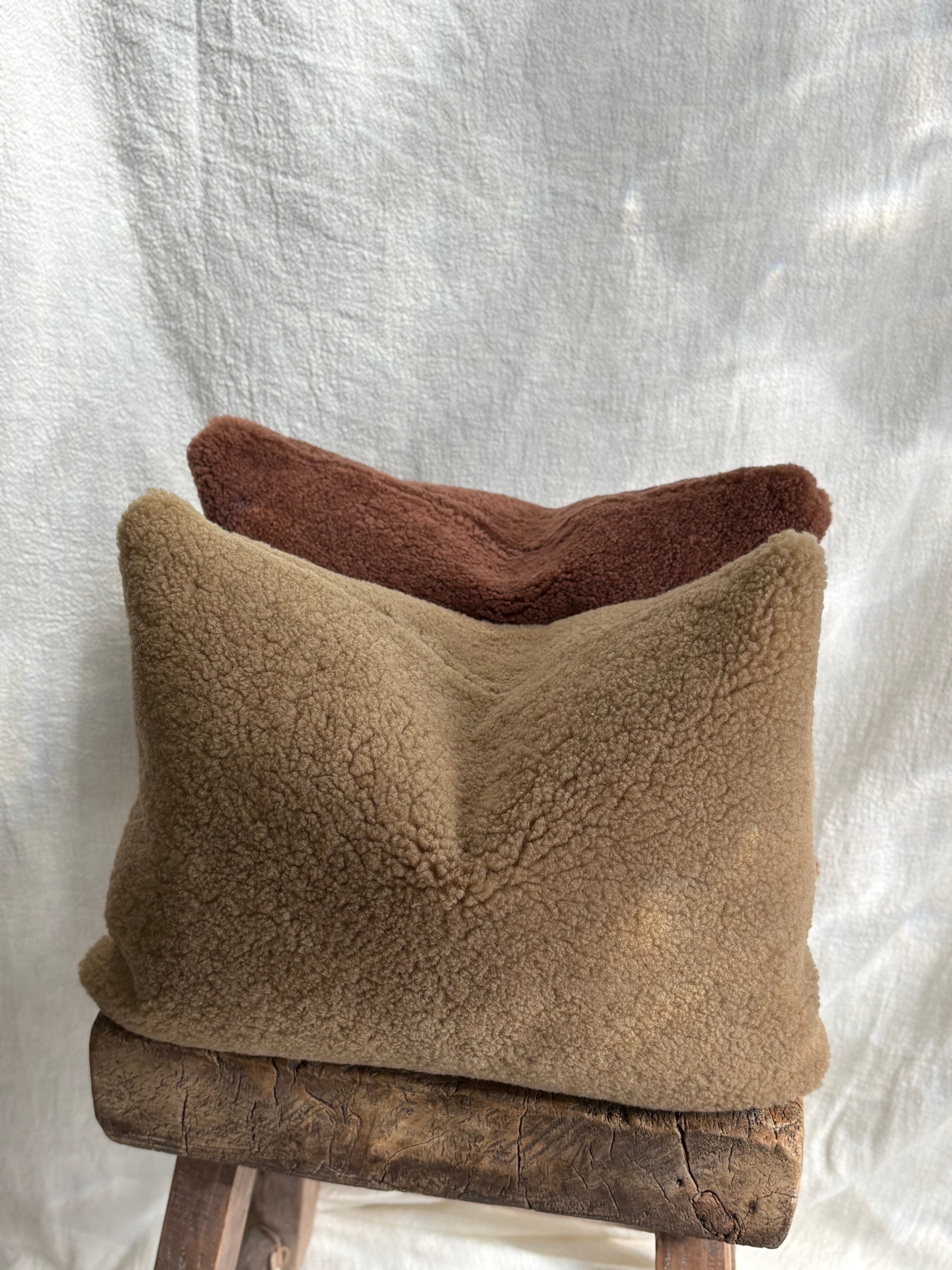 Maison de Vacances Cushion Vice Versa Tinted Bouclette Sheep 12" x 16"