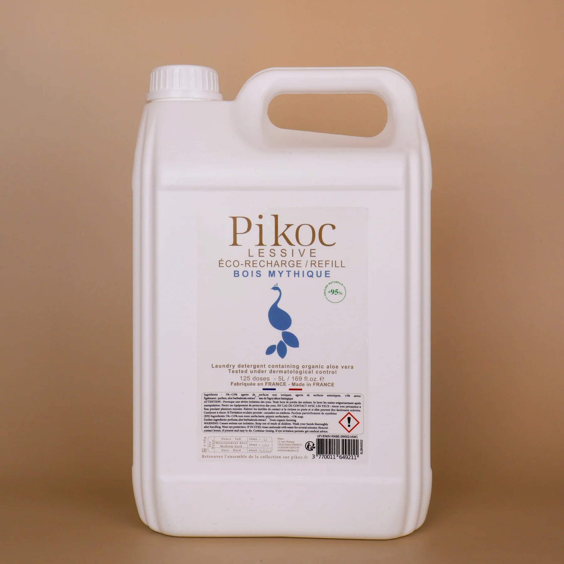 Pikoc Lessive, Mild Laundry Soap Refill 5L