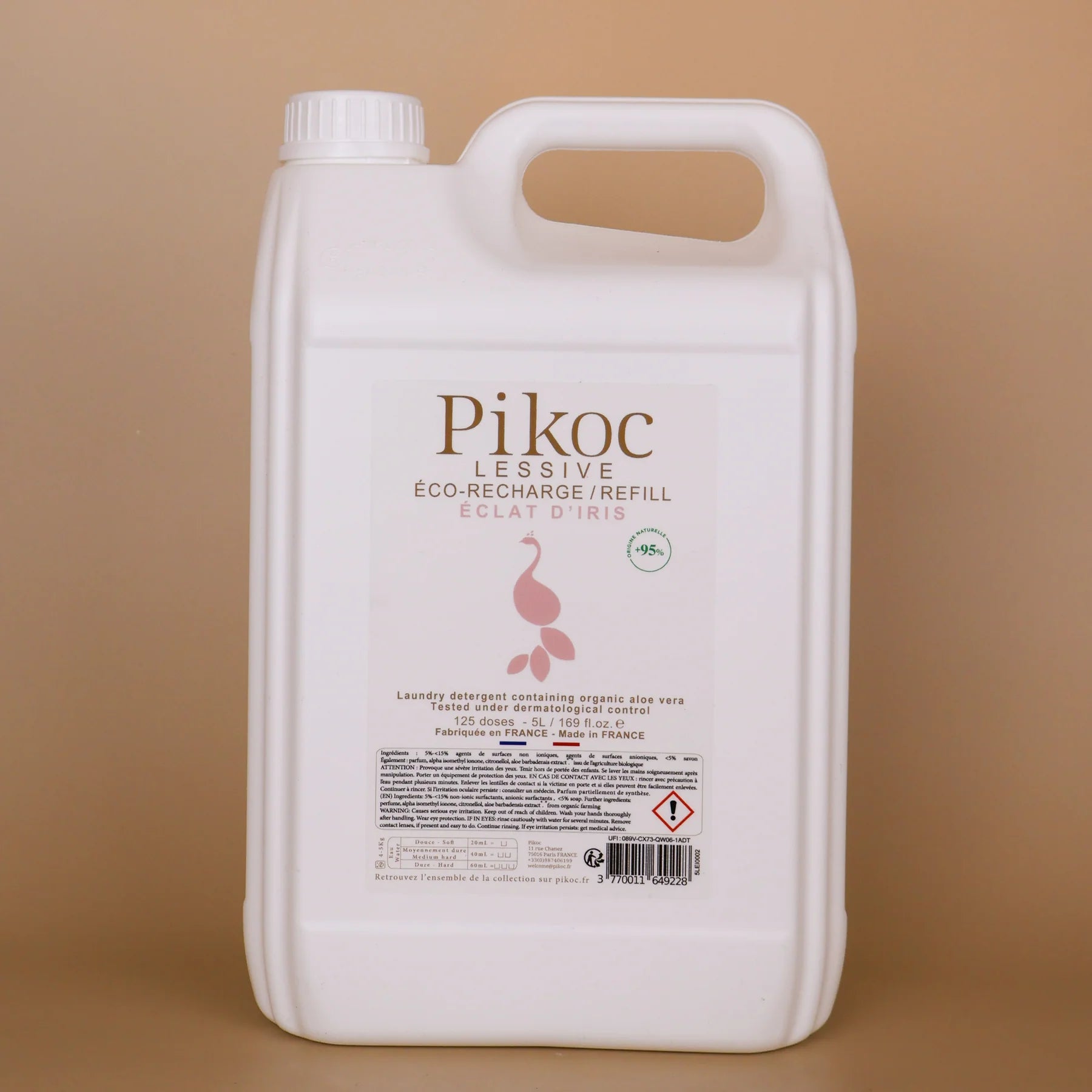 Pikoc Lessive, Mild Laundry Soap Refill 5L