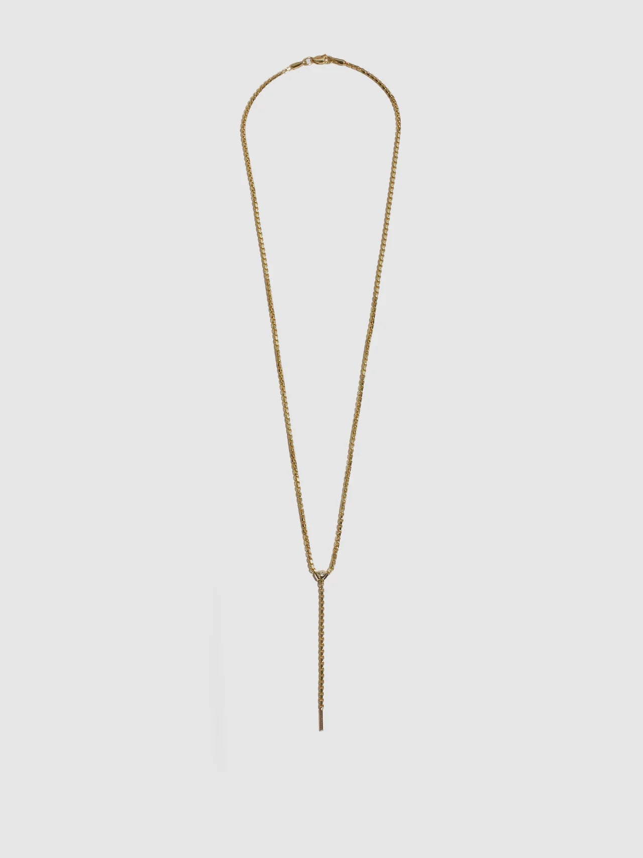 Loren Stewart Elowen Lariat 10kt. YG 18'', 1.75'' Drop