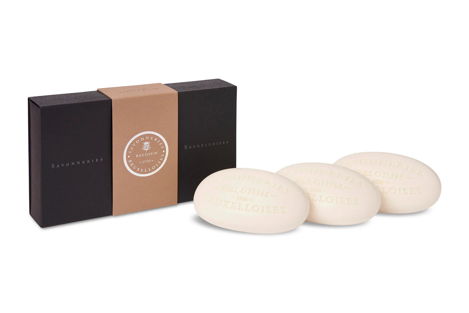 Savonneries Bruxelloises Box of 3 100gr. Bar Soaps
