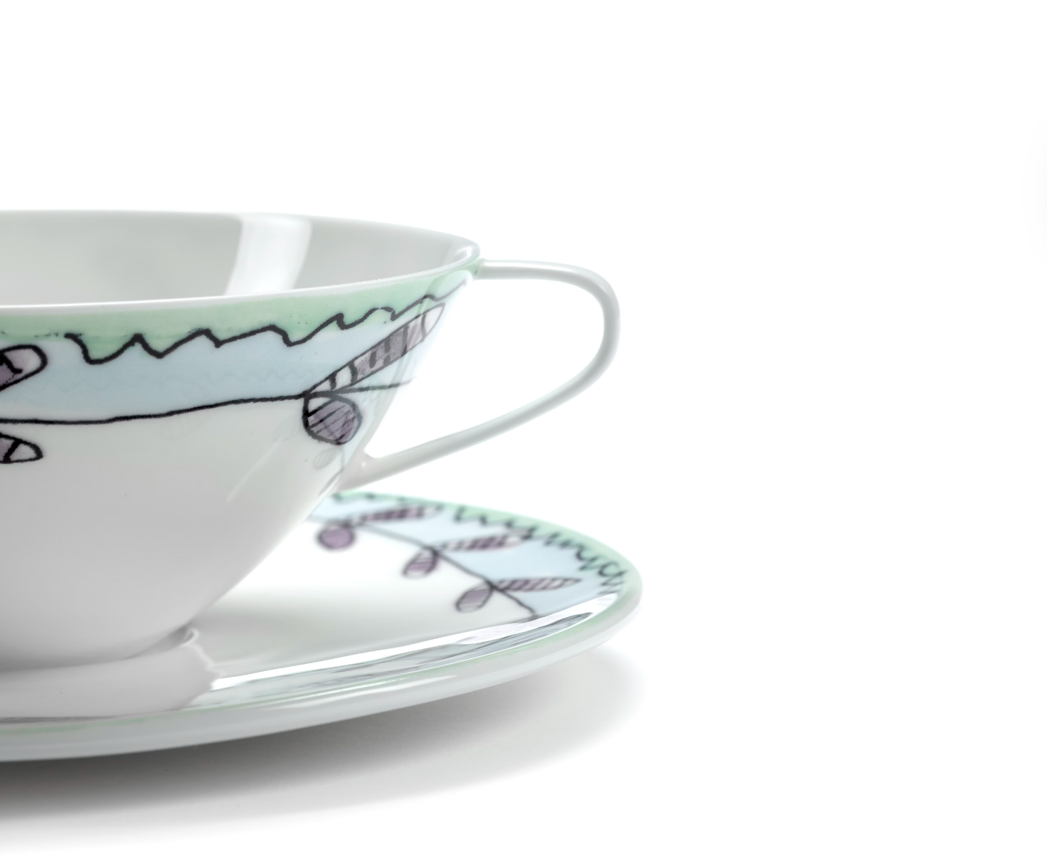 Serax MARNI TEA CUP and SAUCER  BLOSSOM - Homebody Denver