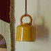 Honore Deco NORI Burnt Yellow Ceramic Pendant Lamp Bell - Homebody Denver