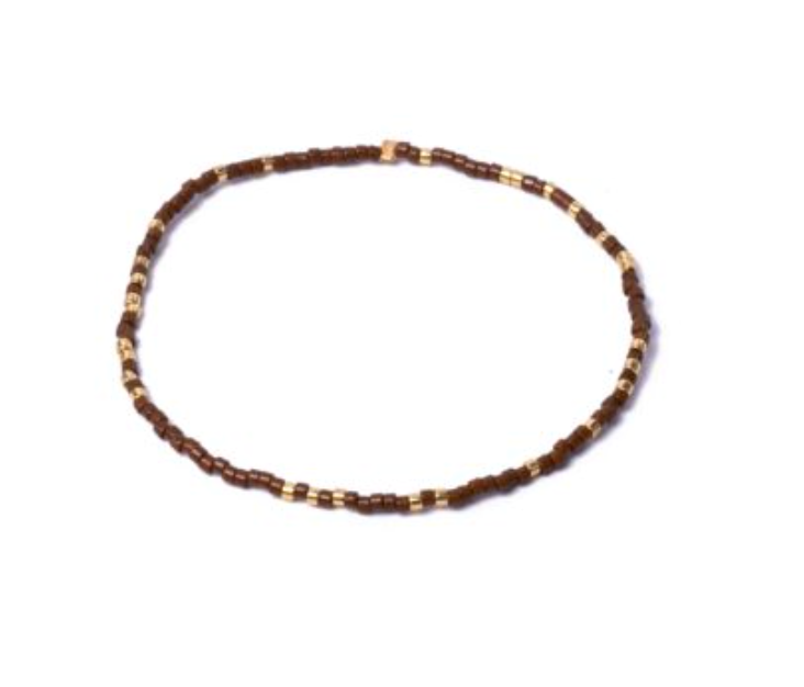 Miyuki Stretchy Beaded Bracelet, One Row