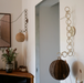 Honore Deco CATENA PENDANT LAMP, Brown Chain/Rattan Shade - Homebody Denver