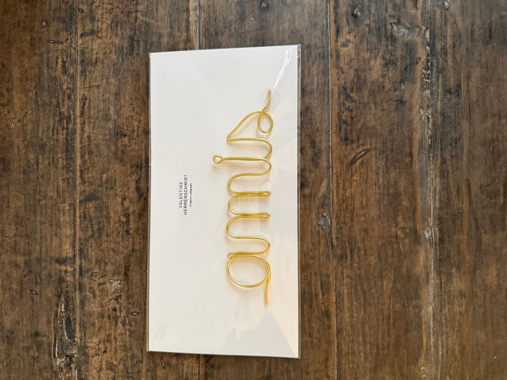 Calligraphy Word Sculpture