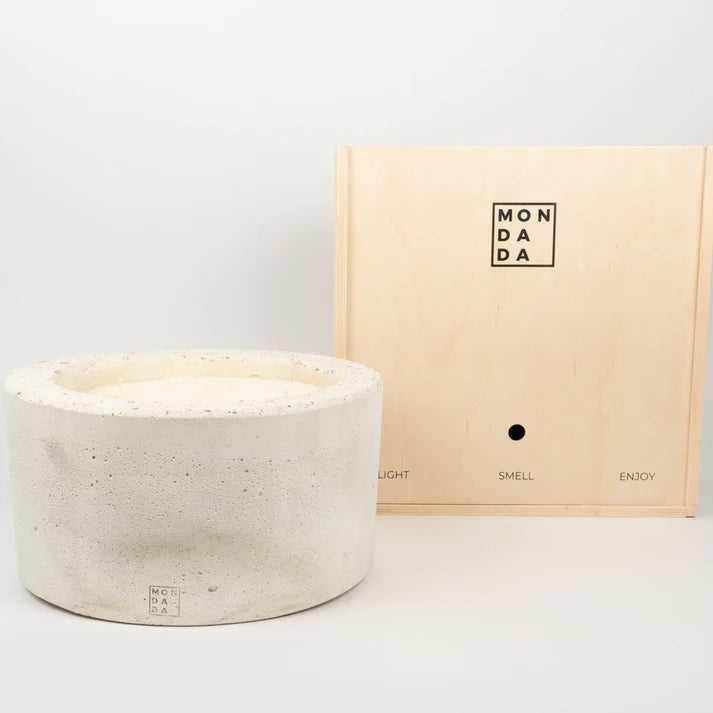 Indoor: Urban Candle Large Ecru (Black Sea)