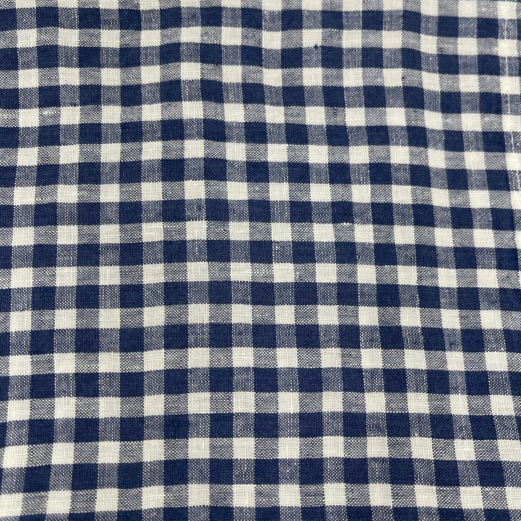 Linge Particulier Set of 4 100% Linen Napkins - Stripes and Checks Collection