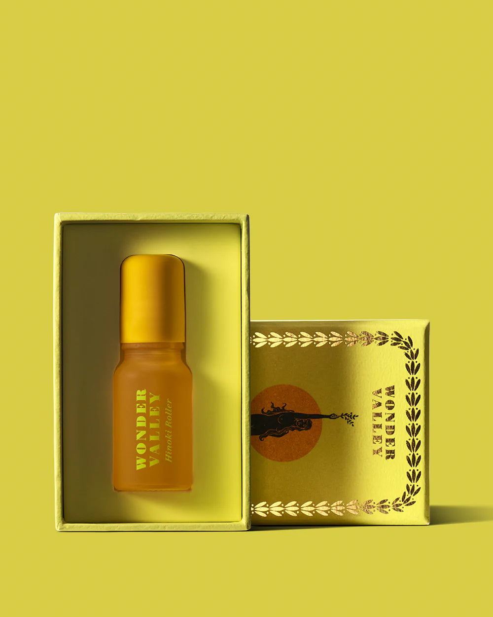 Wonder Valley Hinoki Roller Essential Oil-Based Unisex Perfume 0.3 fl oz