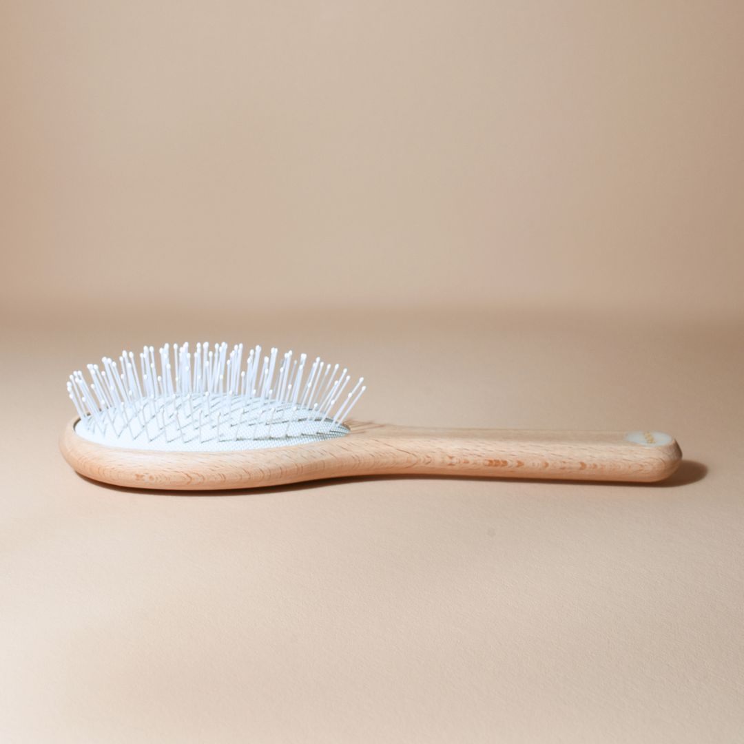 Detangling Nylon and Beechwood Hairbrush