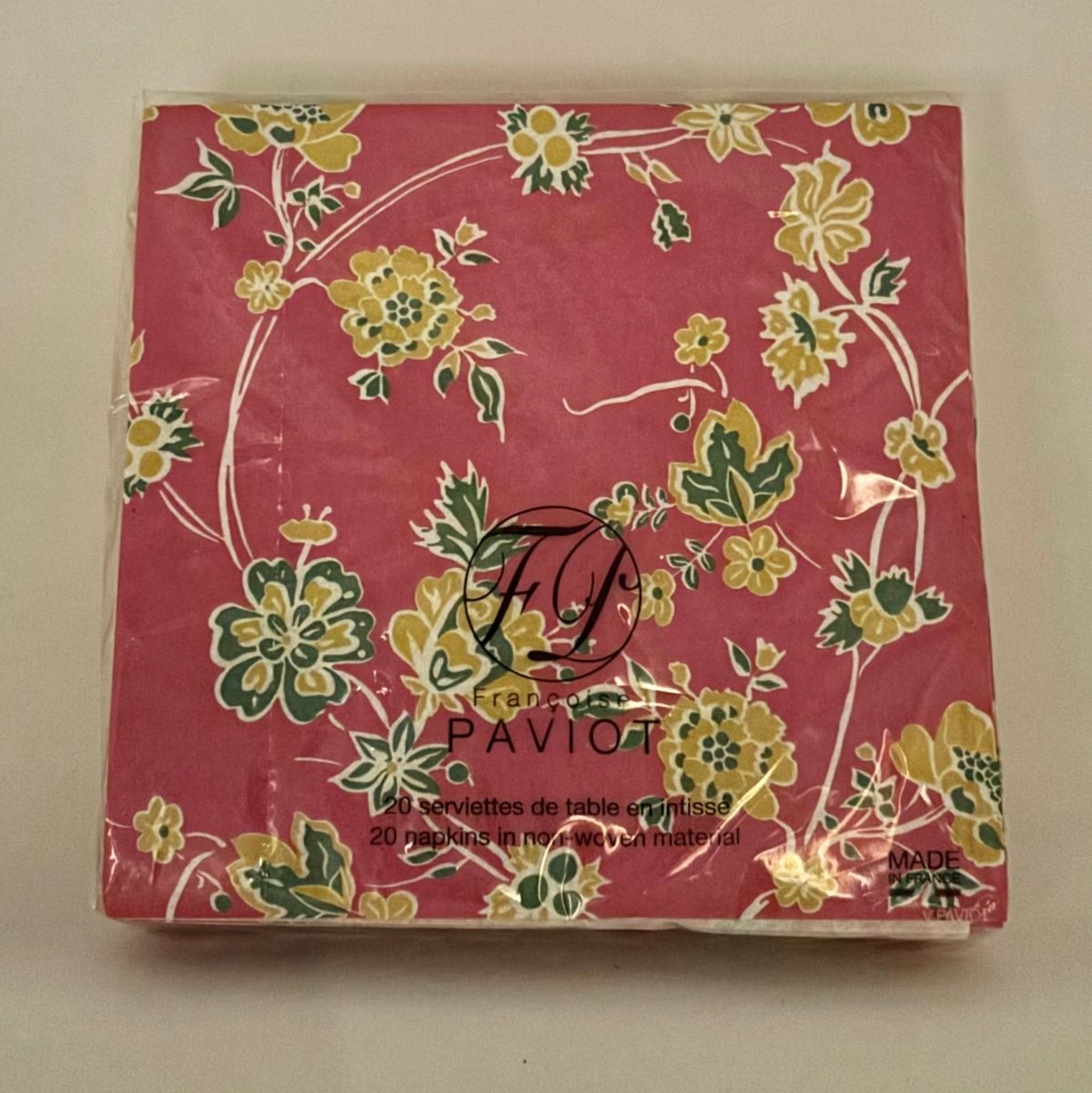 Françoise Paviot Paper Cocktail Napkins 10" x 10" - Homebody Denver