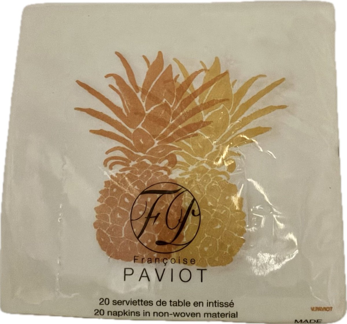 Françoise Paviot Paper Cocktail Napkins 10" x 10" - Homebody Denver