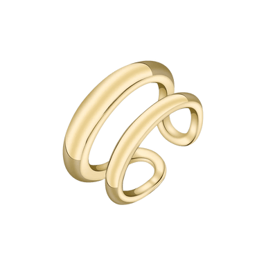 Gabriela Artigas Fine Twin Tusk Ring in 14K Yellow Gold - Homebody Denver