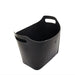 Il Bisonte Cowhide Storage Basket 16" x 14" x 8" - Homebody Denver