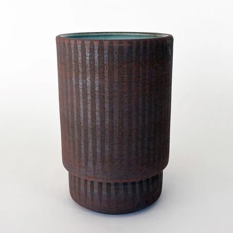 MQuan Vessel Step Wide: Tucker XD Stripes Med Brown - Homebody Denver