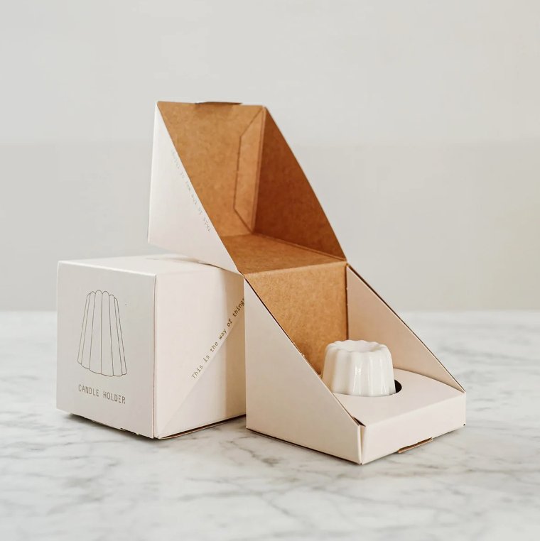Porcelain Candleholders, Small - Homebody Denver