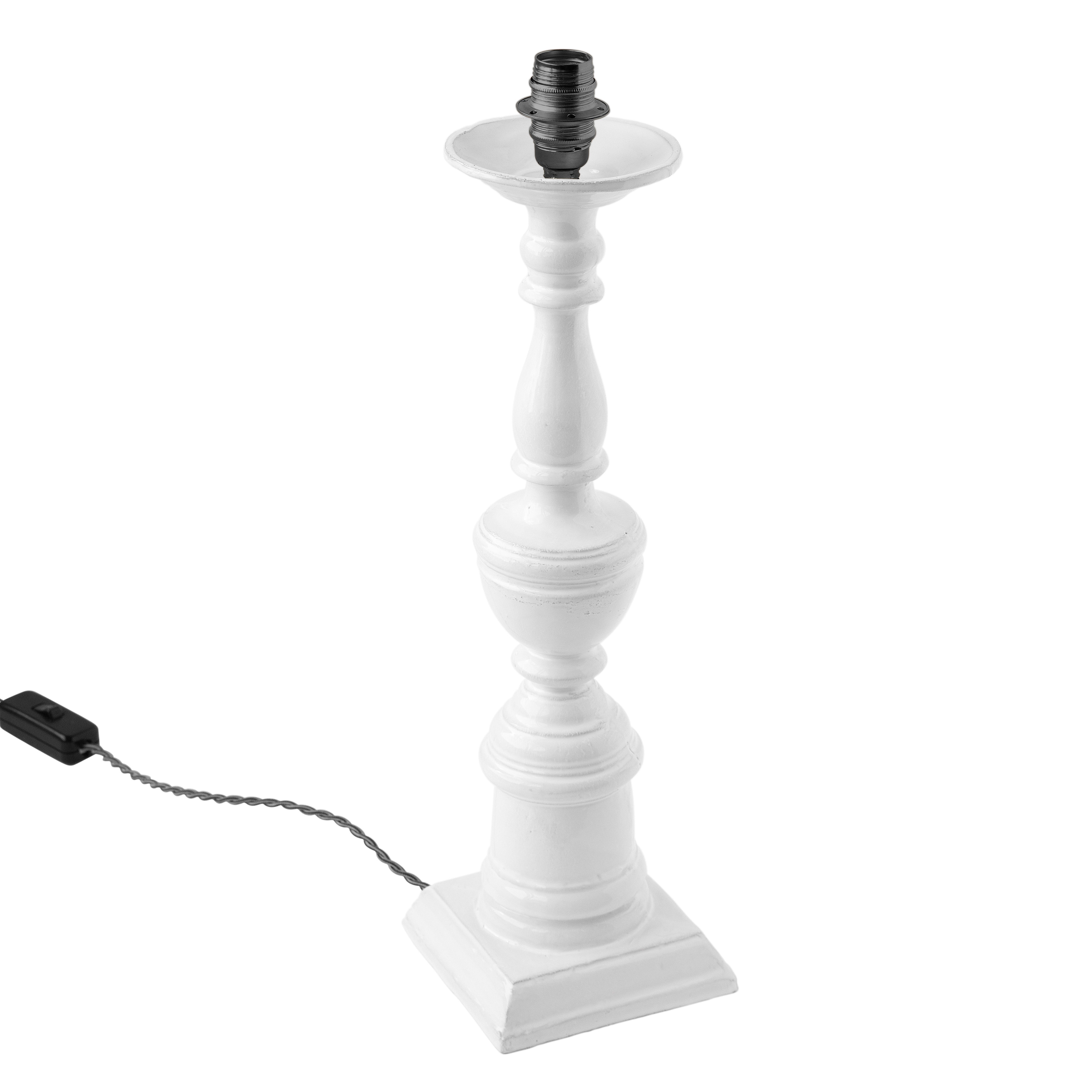 Astier de Villatte Ceramic Positano Lamp with Shade