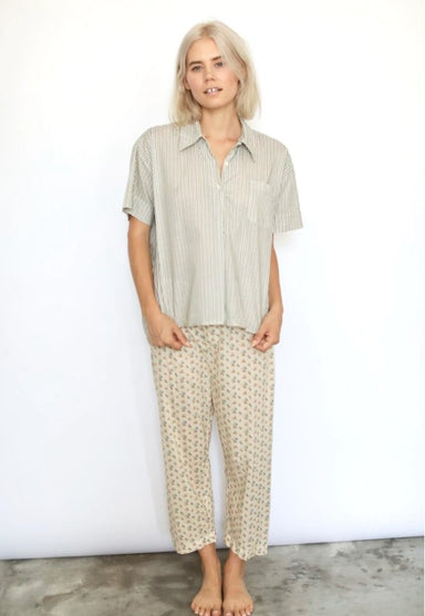 100% Organic Cotton Short Sleeve Night Shirt - Homebody Denver