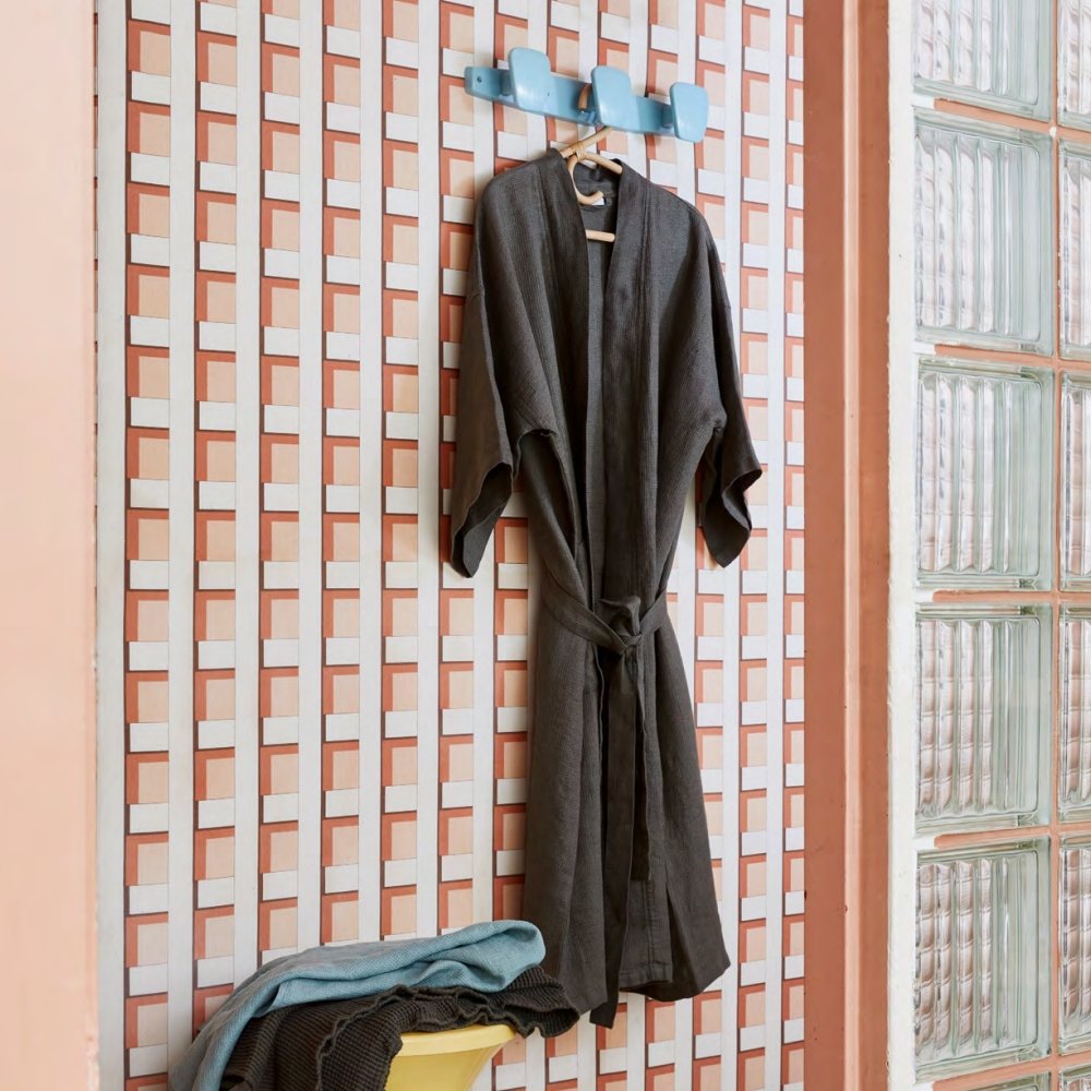 100% Washed Linen Kimono Robe - OS - Homebody Denver