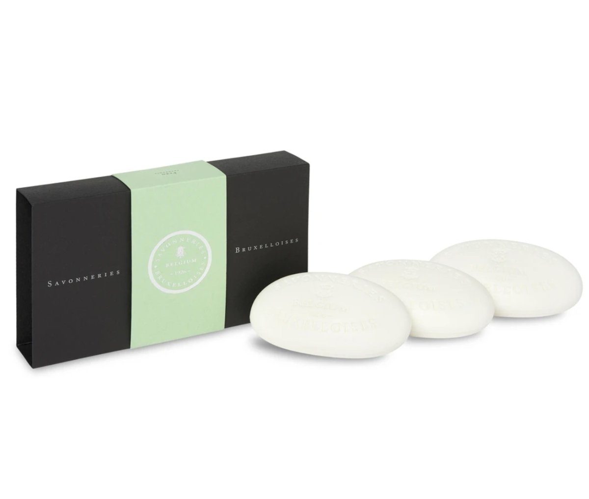 Savonneries Bruxelloises Box of 3 100gr. Bar Soaps