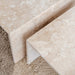 Brooklyn Travertine Coffee Table 24" x 24" x 16"h. - Homebody Denver
