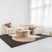 Brooklyn Travertine Coffee Table 24" x 24" x 16"h. - Homebody Denver