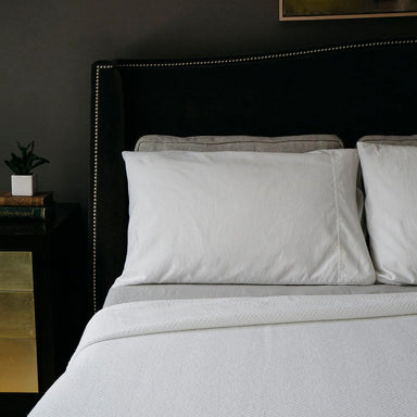 Cotton Blanket Herringbone, Full/Queen - Homebody Denver