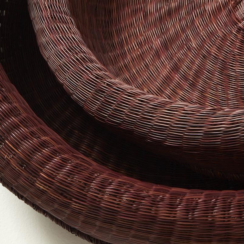 Ames Vibrant Living Esparto Grass Natural Fiber Basket 22" diameter - Homebody Denver