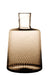 Glass Bottle, Twisted with Top 9" high x 5"dia - Homebody Denver