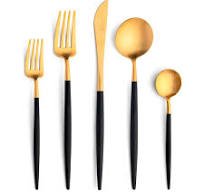 GOA Gold 5 Piece Set of Flatware - Homebody Denver