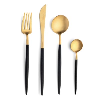 GOA Gold Five Piece Set of Flatware - Homebody Denver