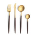 GOA Gold Five Piece Set of Flatware - Homebody Denver