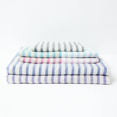 Linen Border Washcloth Small - Homebody Denver