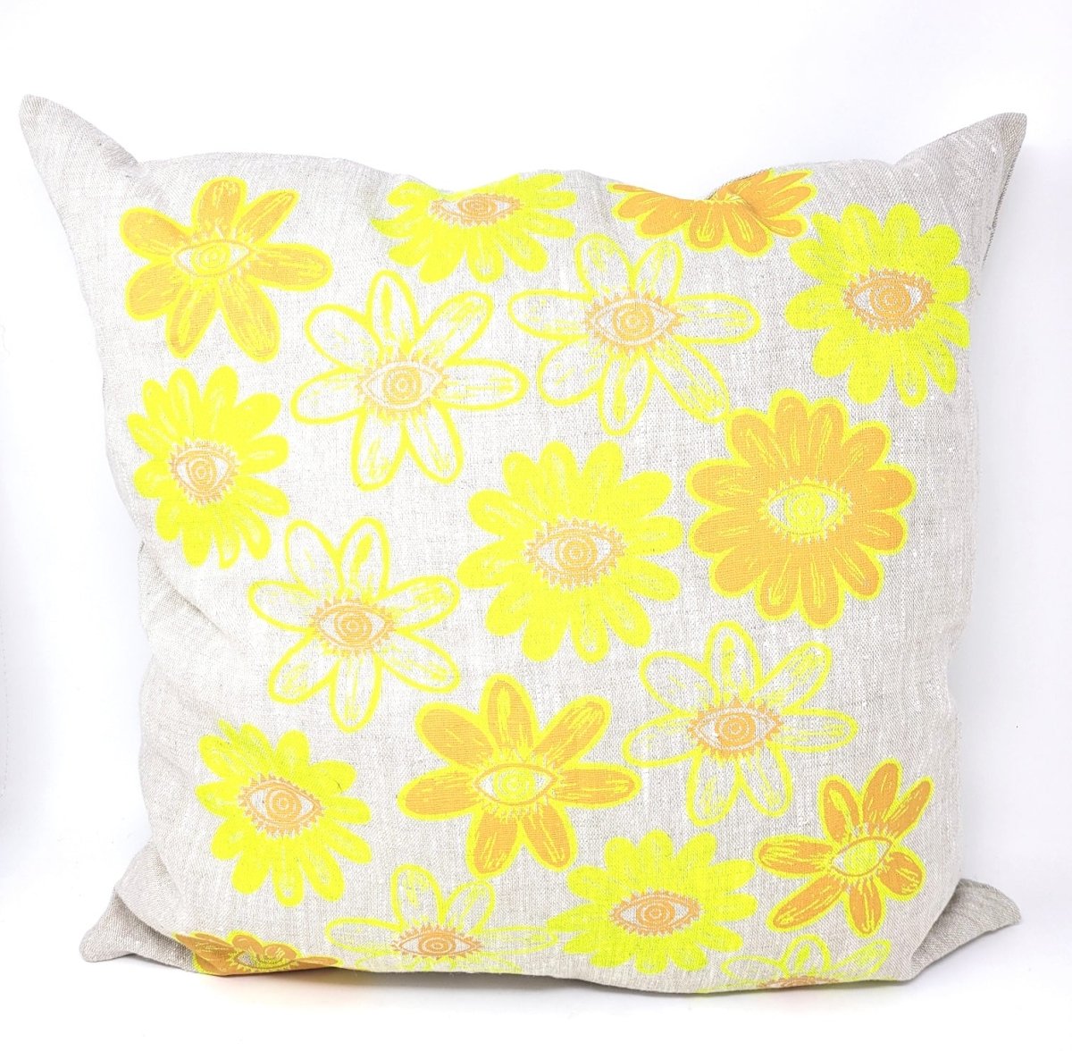 Lucky Fish Screen Printed Cushion 20" x 20" - Homebody Denver