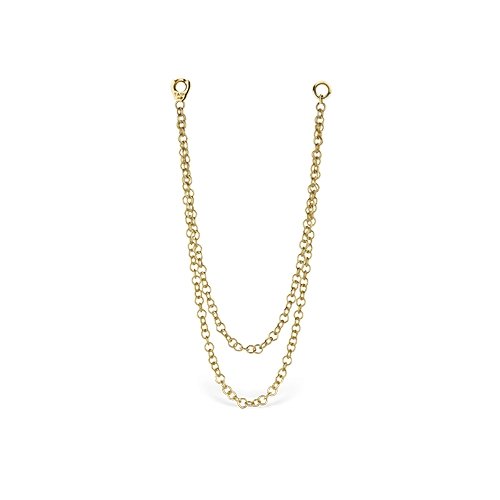 Maria Taash Long Double Chain Connecting Charm - Homebody Denver