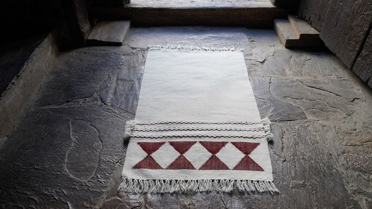 Natural Wool Rug 24" x 37" - Homebody Denver