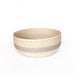 Nido Basket with Stripe diameter 20" x 8"h - Homebody Denver