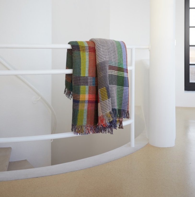 Wallace Sewell Octavia Small Lambswool Honeycomb Throw - Homebody Denver