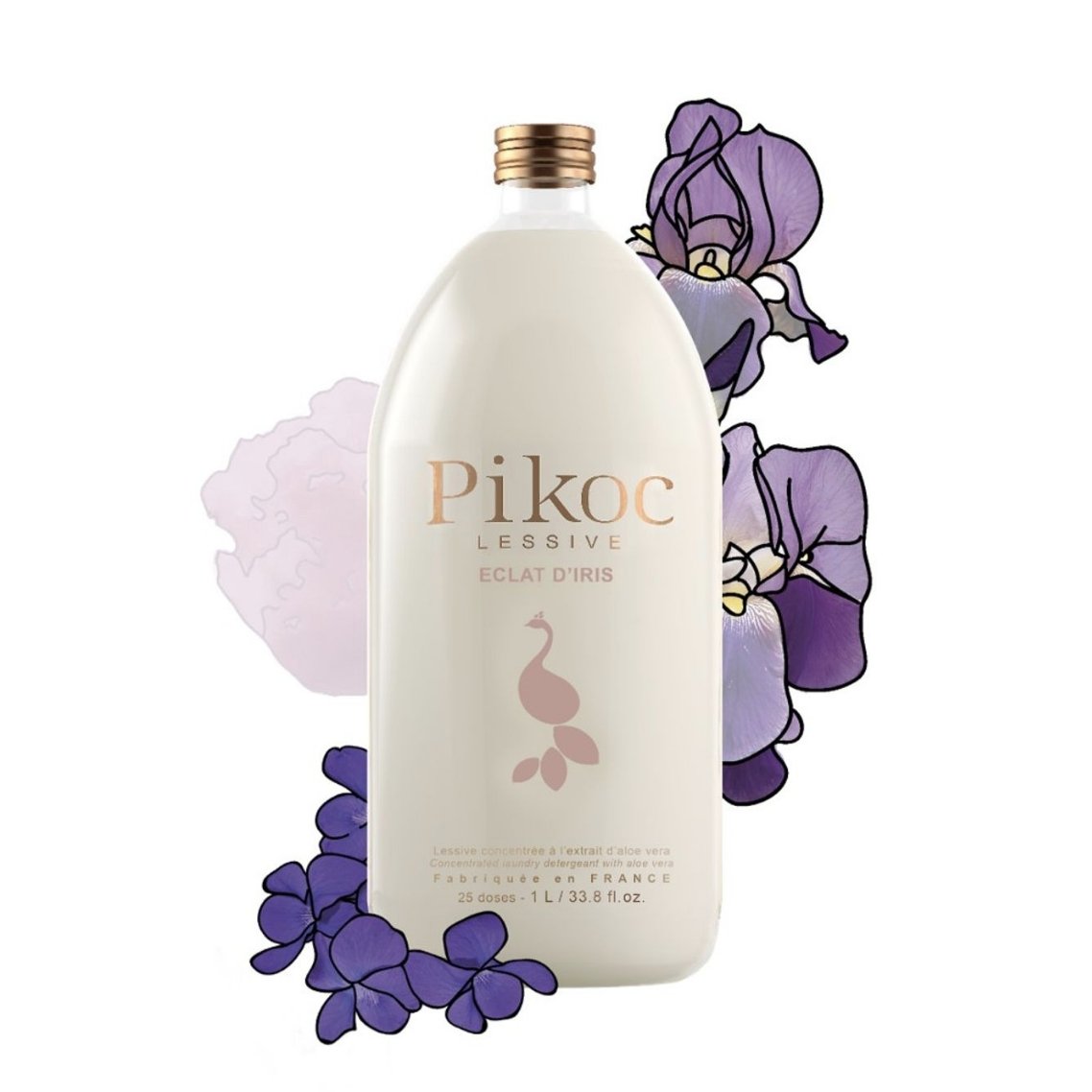 Pikoc Lessive, Mild Laundry Soap Discovery Box, 3 x 300ml, Iris/Wood/Orange Flower - Homebody Denver