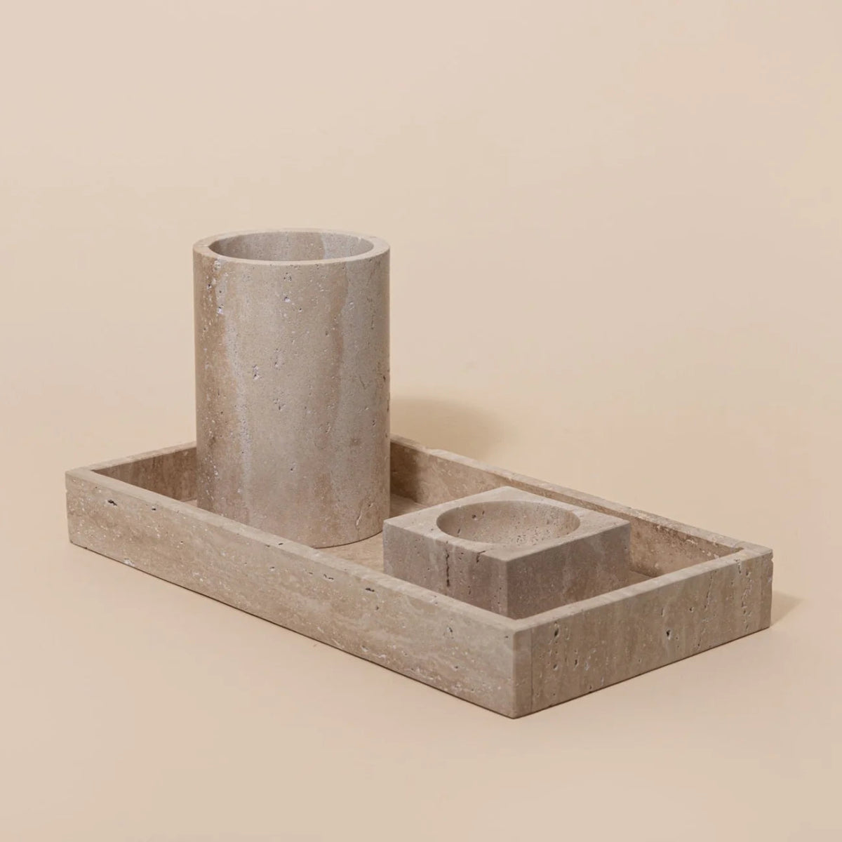 Travertine Bottle Cooler - Homebody Denver